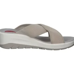 Damen Jana Shoes Pantoletten & Badeschuhe<27260, Plateau-Pantoletten, Damen, LT.GREY