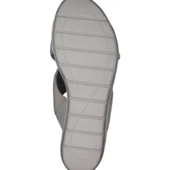 Damen Jana Shoes Pantoletten & Badeschuhe<27260, Plateau-Pantoletten, Damen, LT.GREY