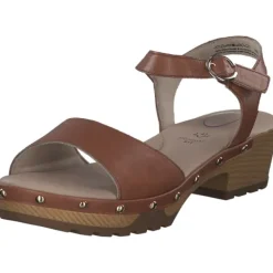 Damen Jana Shoes Sandaletten<88205, Plateau-Sandaletten, Damen, cognac
