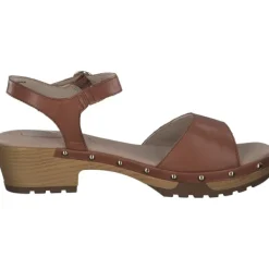 Damen Jana Shoes Sandaletten<88205, Plateau-Sandaletten, Damen, cognac