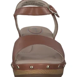 Damen Jana Shoes Sandaletten<88205, Plateau-Sandaletten, Damen, cognac