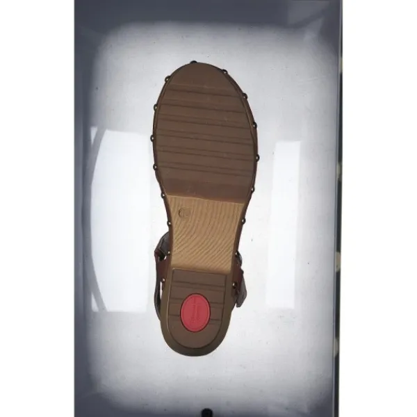 Damen Jana Shoes Sandaletten<88205, Plateau-Sandaletten, Damen, cognac