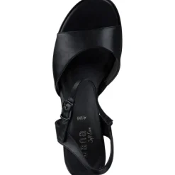 Damen Jana Shoes Sandaletten<28379, Plateau-Sandaletten, Damen, Schwarz