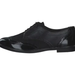 Damen Jana Shoes Klassische- & Business Schuhe<23260, Schnürschuhe, Damen, Schwarz