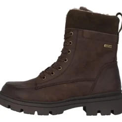 Damen Jana Shoes Stiefel<26276, Schnürstiefel, Damen, braun