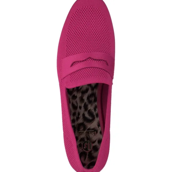 Damen La Strada Slipper<2201141, Mokassins, Damen, fuchsia knitted