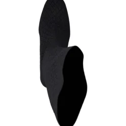 Damen La Strada Stiefel<2223635-4500 OVERKNEE BOOT, Stiefel, Damen, BLACK /SILVER KNITTED