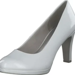 Damen Marco Tozzi Klassische Pumps<22412, Klassische Pumps, Damen, WHITE PATENT
