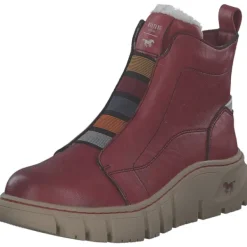 Damen Mustang Stiefel<1499606, Winterstiefeletten, Damen, Rot