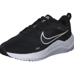 Damen Nike Sneakers<Downshifter 12 DD9294, Sneakers Low, Damen, black/white-smoke grey-platinu