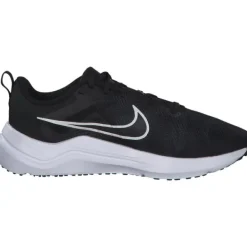 Damen Nike Sneakers<Downshifter 12 DD9294, Sneakers Low, Damen, black/white-smoke grey-platinu
