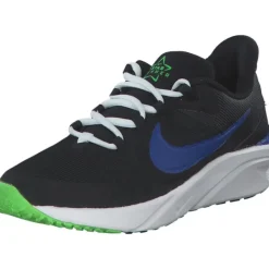 Kinder Nike Trainingschuhe<Star Runner 4 DX7615, Sportschuhe, Kinder, Black/racer blue-summit white