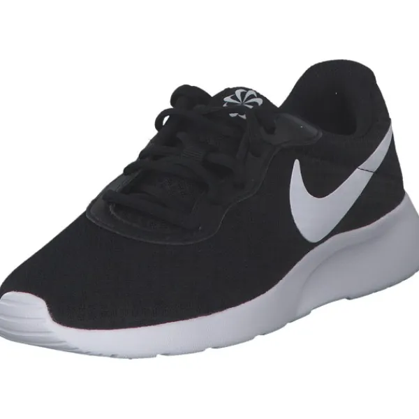 Damen Nike Sneakers<Tanjun DJ6257, Sneakers Low, Damen, black/white-barely volt/black