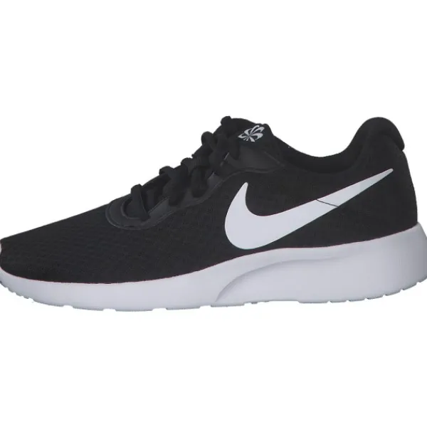 Damen Nike Sneakers<Tanjun DJ6257, Sneakers Low, Damen, black/white-barely volt/black