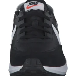 Damen Nike Sneakers<Waffle Debut DH9523, Sneakers Low, Damen, BLACK/WHITE-ORANGE-CLEAR