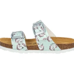 Kinder Palado Pantoletten & Badeschuhe<Kids Samos G Print, Pantoletten, Kinder, Türkis Metallic Unicorn