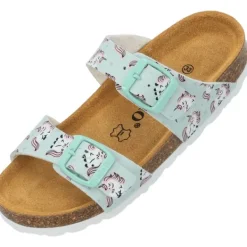 Kinder Palado Pantoletten & Badeschuhe<Kids Samos G Print, Pantoletten, Kinder, Türkis Unicorn