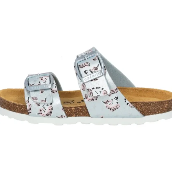 Kinder Palado Pantoletten & Badeschuhe<Kids Samos G Print, Pantoletten, Kinder, Hellblau Metallic Unicorn