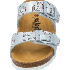 Kinder Palado Pantoletten & Badeschuhe<Kids Samos G Print, Pantoletten, Kinder, Hellblau Metallic Unicorn