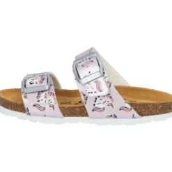 Kinder Palado Pantoletten & Badeschuhe<Kids Samos G Print, Pantoletten, Kinder, Hellrosa Metallic Unicorn