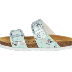 Kinder Palado Pantoletten & Badeschuhe<Kids Samos G Print, Pantoletten, Kinder, Türkis Metallic Fairy