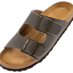 Herren Palado Pantoletten & Badeschuhe<Korfu Herren, Pantoletten, Herren, Grau Natur