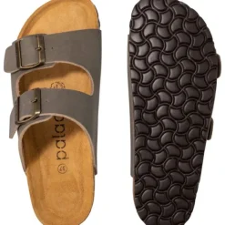 Herren Palado Pantoletten & Badeschuhe<Korfu Herren, Pantoletten, Herren, Grau Natur