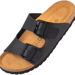 Herren Palado Pantoletten & Badeschuhe<Korfu Herren, Pantoletten, Herren, Schwarz Basic