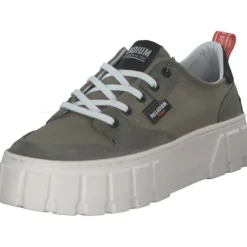 Damen Palladium Klassische- & Business Schuhe<98574, Schnürschuhe, Damen, vetiver