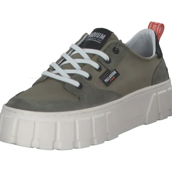 Damen Palladium Klassische- & Business Schuhe<98574, Schnürschuhe, Damen, vetiver