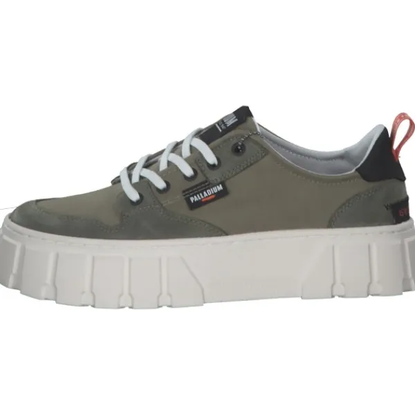 Damen Palladium Klassische- & Business Schuhe<98574, Schnürschuhe, Damen, vetiver