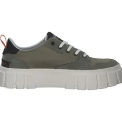 Damen Palladium Klassische- & Business Schuhe<98574, Schnürschuhe, Damen, vetiver