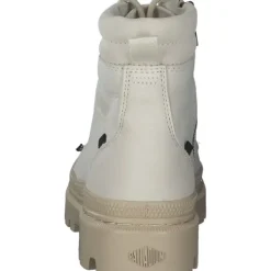 Damen Palladium Stiefel<97978, Schnürstiefeletten, Damen, Weiß
