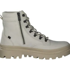 Damen Palladium Stiefel<97978, Schnürstiefeletten, Damen, Weiß