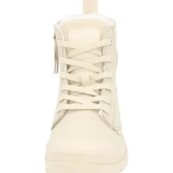 Damen Palladium Stiefel<95982, Schnürstiefeletten, Damen, Beige