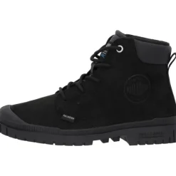 Damen Palladium Stiefel<77891, Schnürstiefeletten, Damen, Schwarz