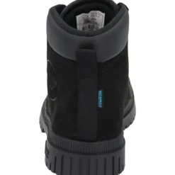 Damen Palladium Stiefel<77891, Schnürstiefeletten, Damen, Schwarz