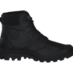 Herren Palladium Stiefel<77982, Schnürstiefeletten, Herren, Schwarz