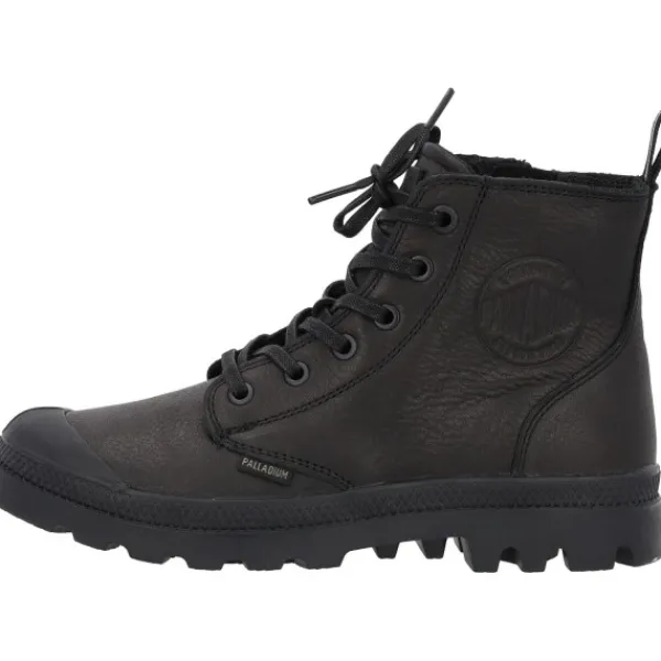 Damen Palladium Stiefel<76888, Stiefeletten, Damen, Schwarz