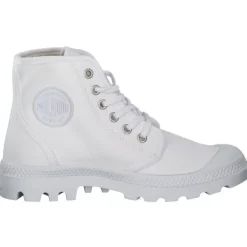 Damen Palladium Stiefel<75349, Stiefeletten, Damen, Weiß (White)
