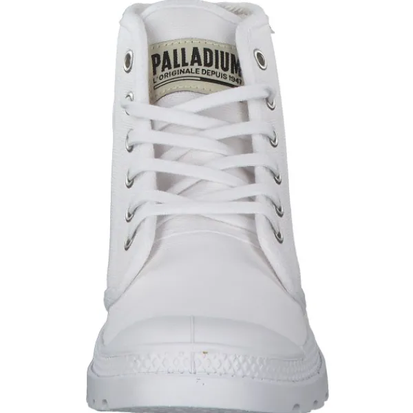 Damen Palladium Stiefel<75349, Stiefeletten, Damen, Weiß (White)