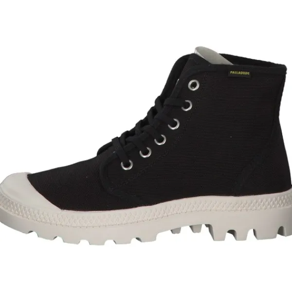 Damen Palladium Stiefel<75349, Stiefeletten, Damen, Schwarz (Black/Marshmallow)