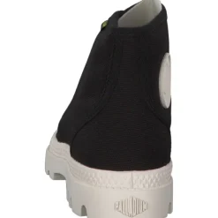 Damen Palladium Stiefel<75349, Stiefeletten, Damen, Schwarz (Black/Marshmallow)