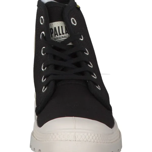 Damen Palladium Stiefel<75349, Stiefeletten, Damen, Schwarz (Black/Marshmallow)