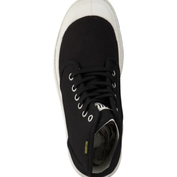 Damen Palladium Stiefel<75349, Stiefeletten, Damen, Schwarz (Black/Marshmallow)