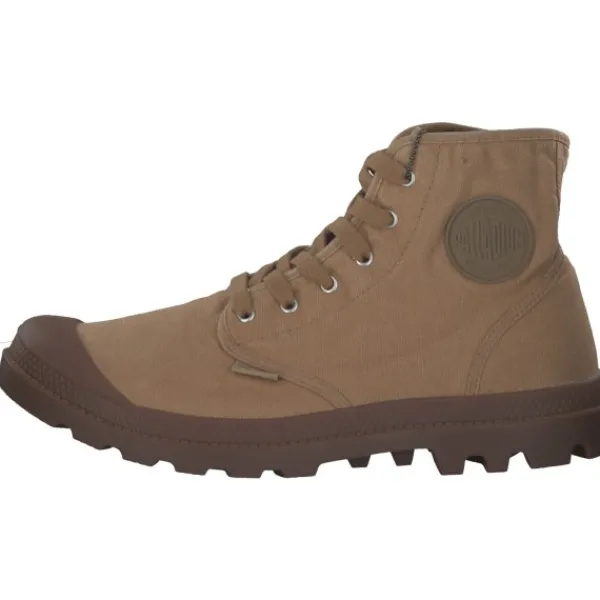 Damen Palladium Stiefel|Stiefel<02352, Stiefeletten, woodlin/beige