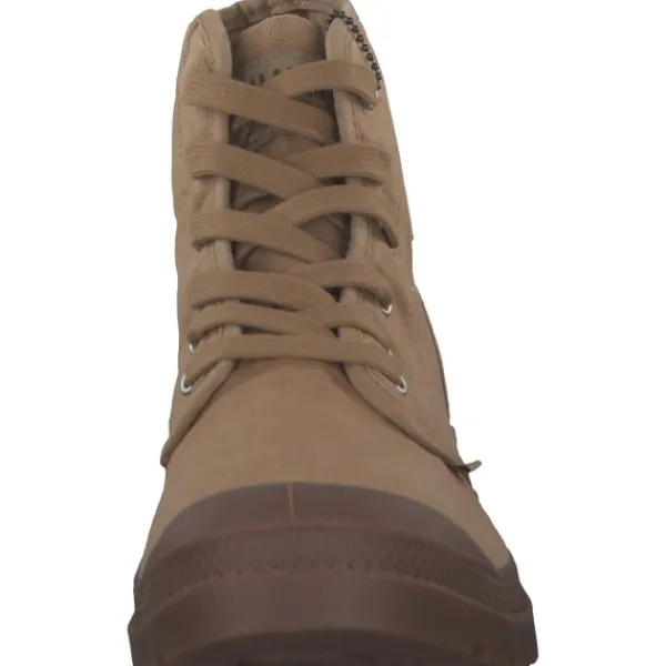 Damen Palladium Stiefel|Stiefel<02352, Stiefeletten, woodlin/beige