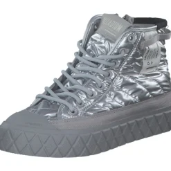 Damen Palladium Stiefel<94325-082-M Palla Ace Re-Quilt, Stiefeletten, Damen, warm silver