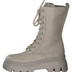 Damen Paul Green Stiefel<9090, Schnürstiefel, Damen, Beige