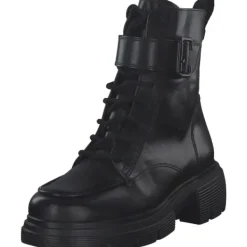 Damen Paul Green Stiefel<9879, Schnürstiefeletten, Damen, Schwarz
